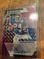 Otis Anderson [Purple] #AM-OA Football Cards 2023 Panini Mosaic Autographs Prices