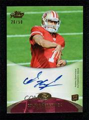 Colin Kaepernick [Autograph Gold] Football Cards 2011 Topps Prime Prices