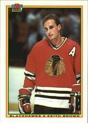 Keith Brown #10 Hockey Cards 1990 Bowman Tiffany Prices