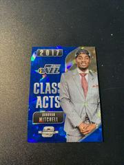Donovan Mitchell [Blue Cracked Ice] #11 Basketball Cards 2018 Panini Contenders Optic Class Acts Prices