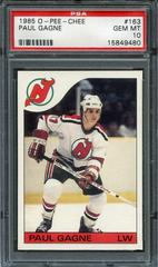 Paul Gagne #163 Hockey Cards 1985 O-Pee-Chee Prices