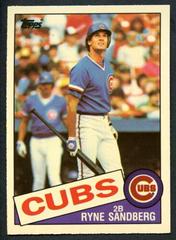 Ryne Sandberg #460 Baseball Cards 1985 Topps Tiffany Prices