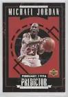 Michael Jordan #R3 Basketball Cards 1995 Upper Deck Predictor Player of the Month Redemption Prices