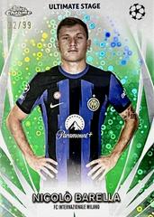 Nicolo Barella [Green] #USC-25 Soccer Cards 2023 Topps UEFA Club Ultimate Stage Prices