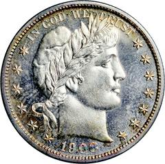 1908 [PROOF] Coins Barber Half Dollar Prices