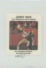 Jerry Rice Football Cards 1989 Franchise Game Prices