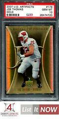 Joe Thomas [Gold] #176 Football Cards 2007 Upper Deck Artifacts Prices