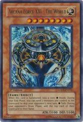 Arcana Force XXI - The World [1st Edition] YuGiOh Light of Destruction Prices