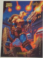 Cable #PB3 Marvel 1994 Masterpieces Powerblast Prices