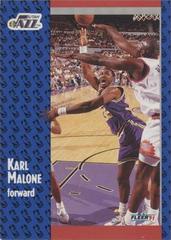 Karl Malone [3-D Wrapper Redemption] #201 Basketball Cards 1991 Fleer Prices