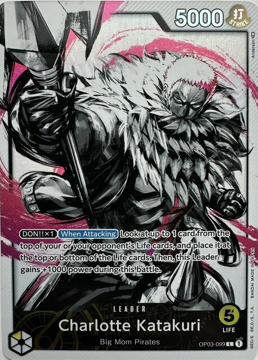 Charlotte Katakuri [Alternate Art] OP03-099 One Piece Pillars of Strength