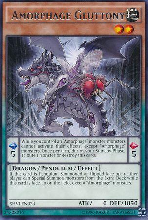 Amorphage Gluttony SHVI-EN024 YuGiOh Shining Victories