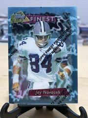 Jay Novacek [w/ Coating] #4 Football Cards 1995 Topps Finest Prices