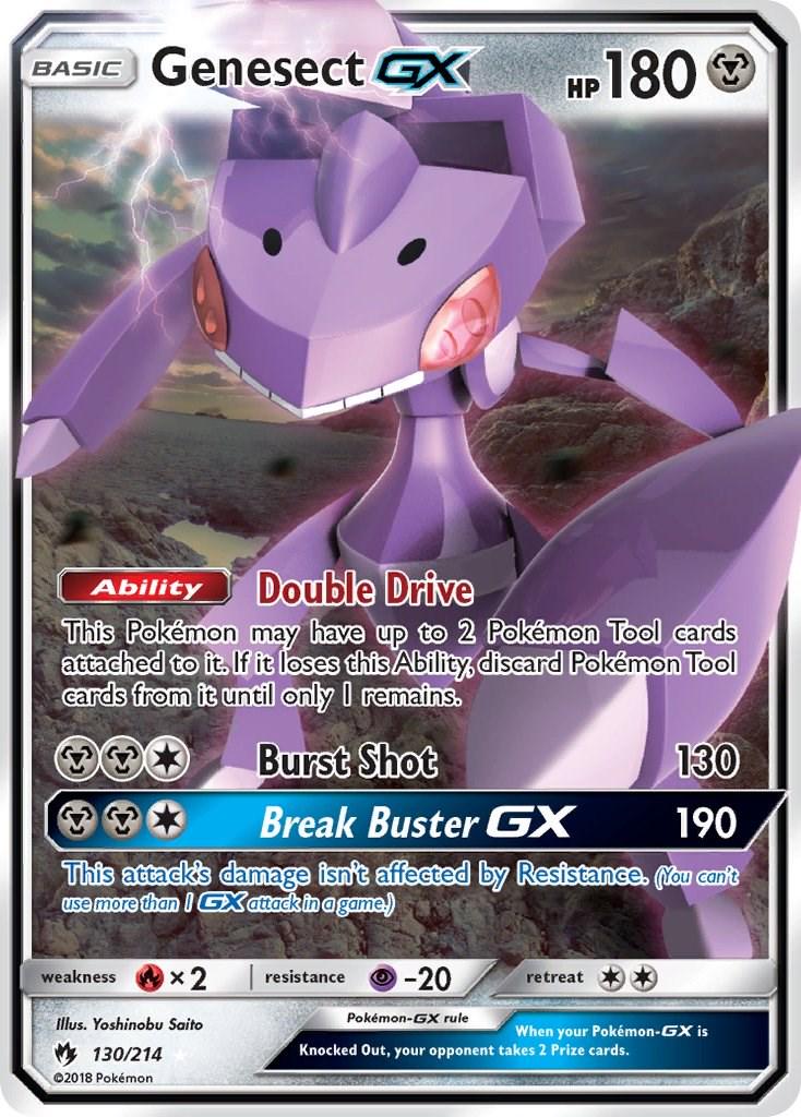 Genesect GX #130 Pokemon Lost Thunder