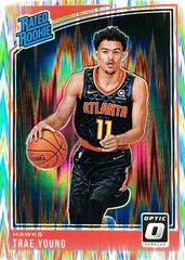 2018-19 Panini Select TRAE YOUNG #123/299 Light Blue Prizm Rookie