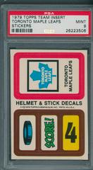 Toronto Maple Leafs Hockey Cards 1979 Topps Team Insert Stickers Prices