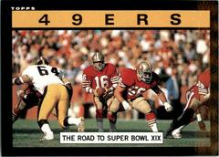 Joe Montana [49ers Team Leaders] Football Cards 1985 Topps Prices