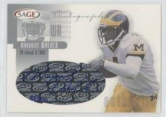 Marquise Walker [Silver] #A44 Football Cards 2002 Sage Autographs Prices