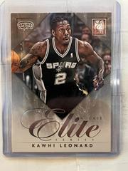 Kawhi Leonard Basketball Cards 2012 Panini Elite Rookie Series Elite Prices