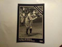 Luke Sewell #996 Baseball Cards 1994 The Sportin News Conlon Collection Prices