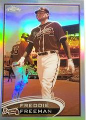 Freddie Freeman [Sepia Refractor] #19 Baseball Cards 2012 Topps Chrome Prices