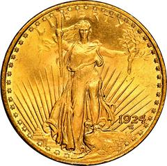 1924 Coins Saint-Gaudens Gold Double Eagle Prices