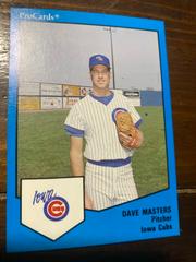 Dave Masters #1698 Baseball Cards 1989 Procards Prices
