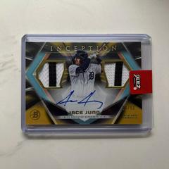 Jace Jung [Gold Foil] #IADR-JJ Baseball Cards 2023 Bowman Inception Autograph Dual Relic Prices