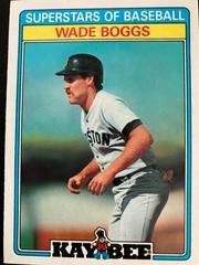 Wade Boggs Baseball Cards 1987 Topps KayBee Superstars Prices
