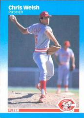 Chris Welsh #217 Baseball Cards 1987 Fleer Glossy Prices