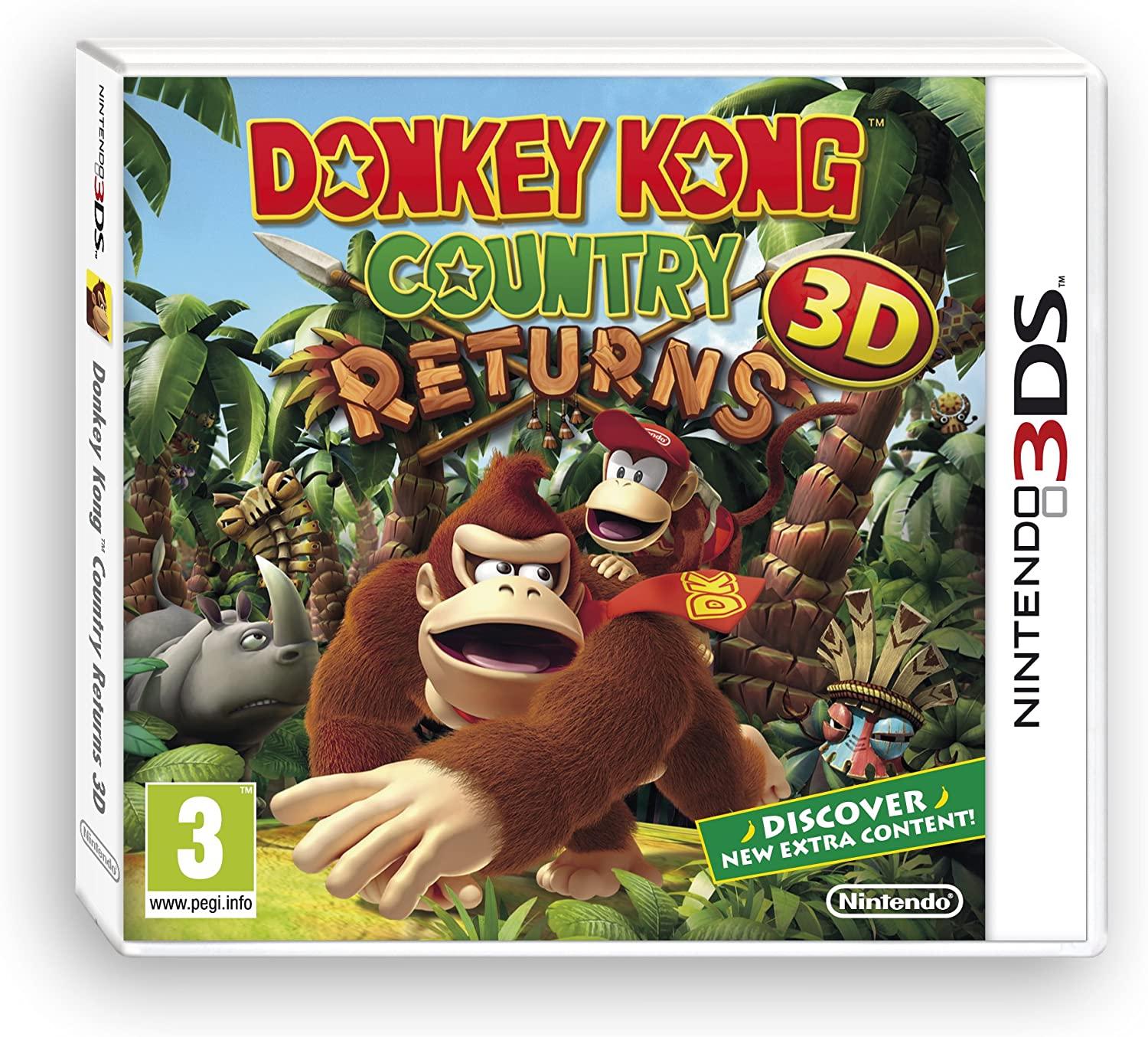 Donkey Kong Country Returns 3D PAL Nintendo 3DS