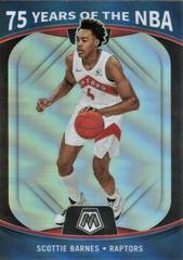 Scottie Barnes Basketball Cards 2021 Panini Mosaic 75 Years of the NBA Prices