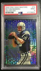 Peyton Manning [HoloSilver] #76 Football Cards 2000 Collector's Edge Masters Prices