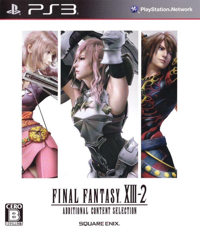 Final Fantasy XIII-2 Additional Content Selection JP Playstation 3