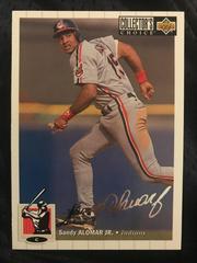 Sandy Alomar Jr [Silver Signature] #34 Baseball Cards 1994 Collector's Choice Prices