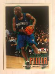 Anthony Peeler #9 Basketball Cards 1999 Hoops Prices