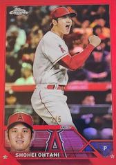 Shohei Ohtani [Red] #17 Baseball Cards 2023 Topps Chrome Prices