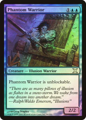 Phantom Warrior [Foil] Magic 10th Edition