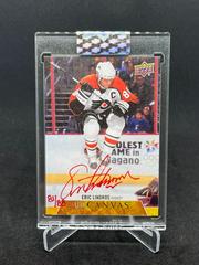 Eric Lindros Hockey Cards 2020 Upper Deck Clear Cut Canvas Signatures Prices