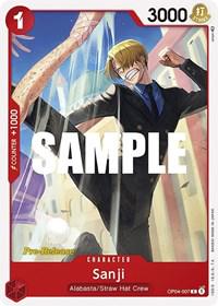 Sanji [Pre-Release] OP04-007 One Piece Kingdoms of Intrigue