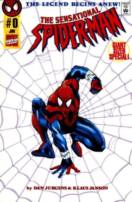 The Sensational Spider-Man [Non-Lenticular] #0 (1996) Comic Books Sensational Spider-Man