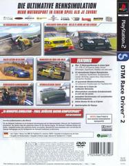 Back Cover | DTM Race Driver 2 PAL Playstation 2