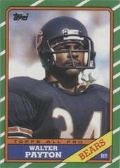Walter Payton Football Cards 1986 Topps Prices