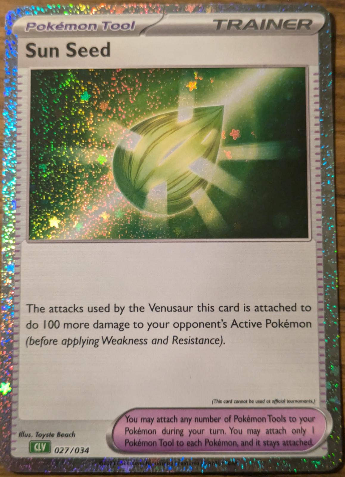 Sun Seed #27 Pokemon TCG Classic: Venusaur Deck