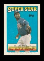 Lee Smith #33 Baseball Cards 1988 Topps Stickercard Prices