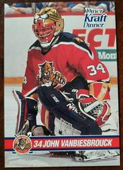 John Vanbiesbrouck Hockey Cards 1993 Kraft Dinner Prices
