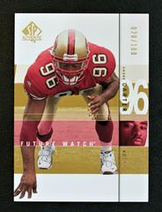 Andre Carter [Gold] #100 Football Cards 2001 SP Authentic Prices