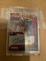 Jerry Rice [Purple Power Prizm] Football Cards 2021 Panini Prizm Franchise Legends Signatures Prices