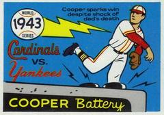 1943 Cards, Yankees [Walker Cooper] #40 Baseball Cards 1970 Fleer World Series Blue Back Prices