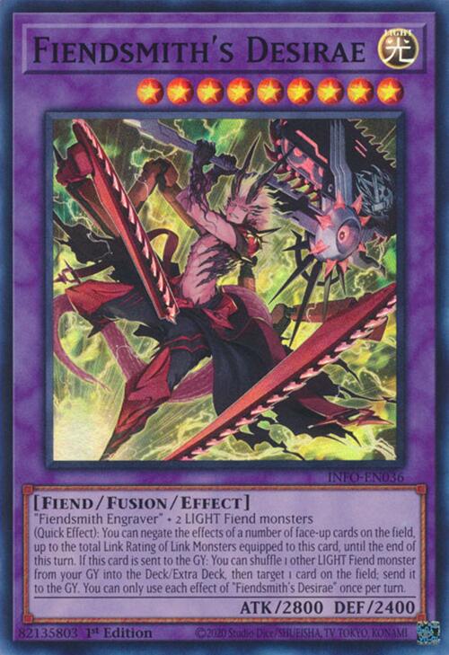 Fiendsmith's Desirae INFO-EN036 YuGiOh The Infinite Forbidden